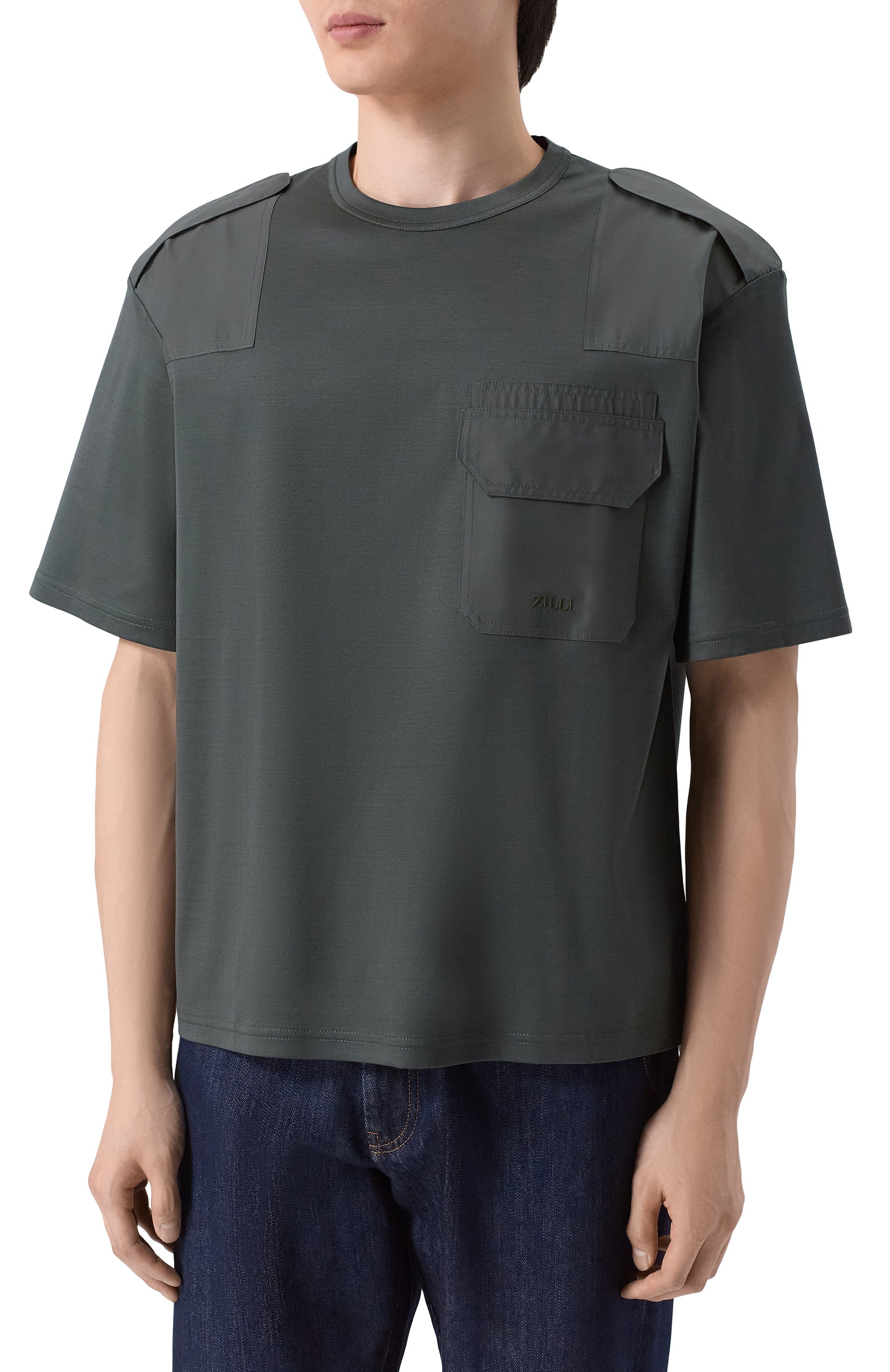 Хлопковая футболка ZILLI, арт. TSR020M0107V00000, фото 3