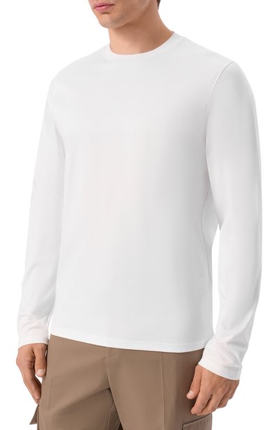 Хлопковый лонгслив MVST белого цвета по цене 55950 руб., арт. M26.CFM.K424.1/YAMU, фото 3 Хлопковый лонгслив MVST, арт. M26.CFM.K424.1/YAMU, фото 3