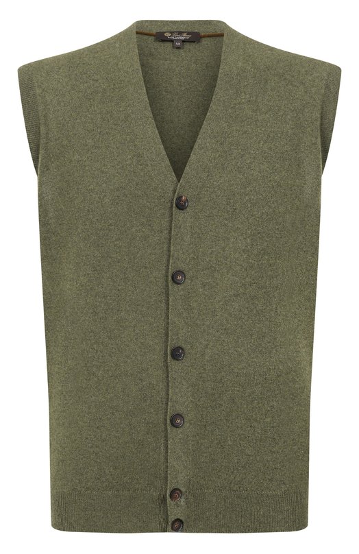 Кашемировый жилет Loro Piana FAP6096 Хаки FAP6096