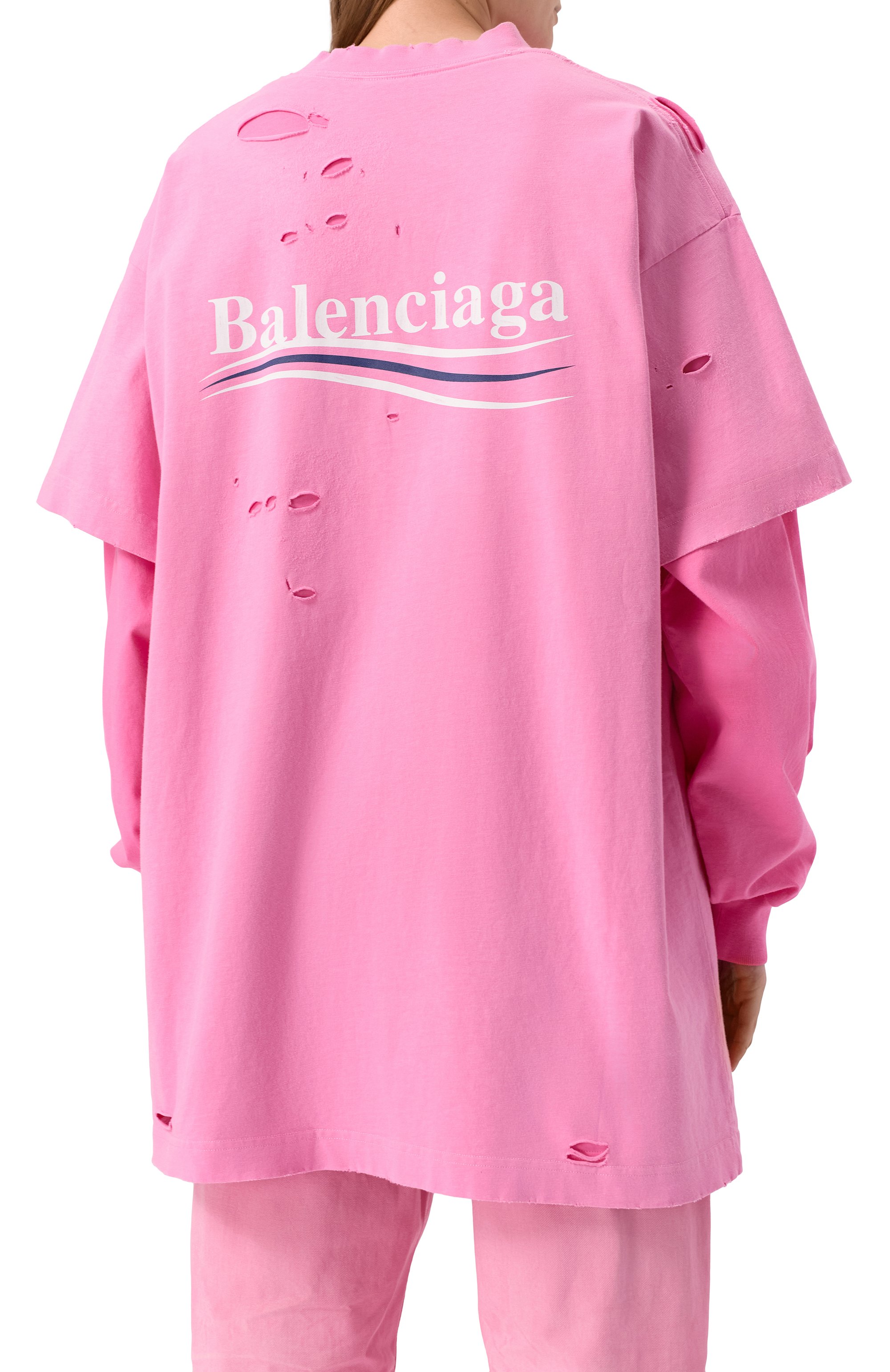 Хлопковый лонгслив BALENCIAGA, арт. 818555/TRVK8, фото 4