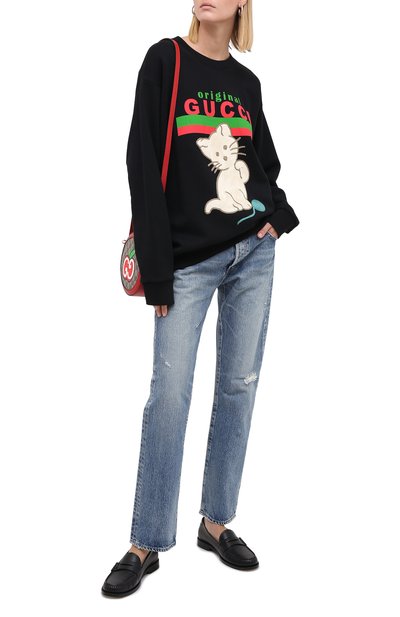 Хлопковый свитшот GUCCI, арт. 617964/XJCRU, фото 2