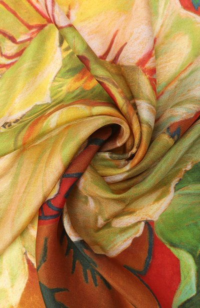 Шелковый платок настурция GOURJI, арт. 91144637/2181172, фото 3