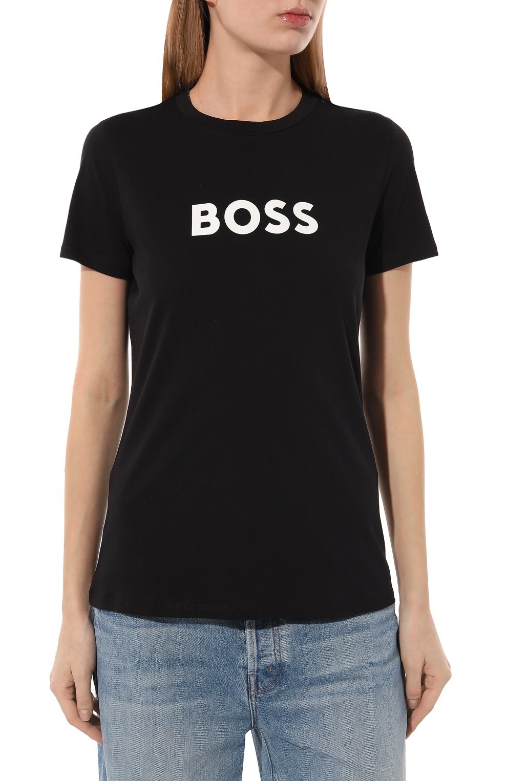 Хлопковая футболка BOSS ORANGE, арт. 50501139, фото 3