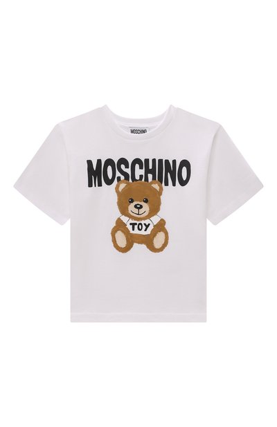 Хлопковая футболка MOSCHINO, арт. H0M03R/LAA23/4-8, фото 1