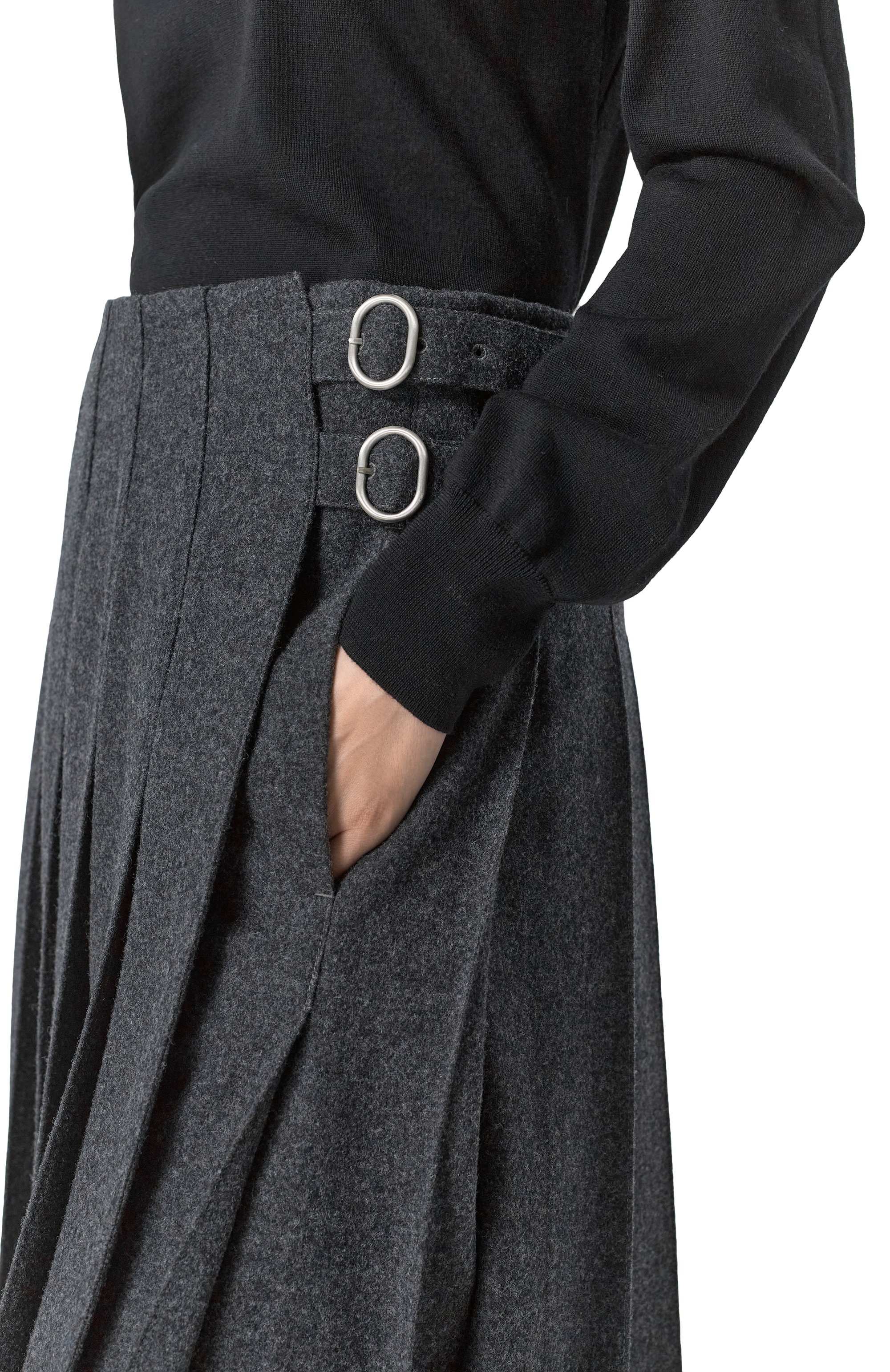 Шерстяная юбка JIL SANDER, арт. J40MA0153-J40182, фото 5