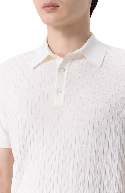 Поло из шелка и хлопка STEFANO RICCI, арт. K818110P13/F26176, фото 5