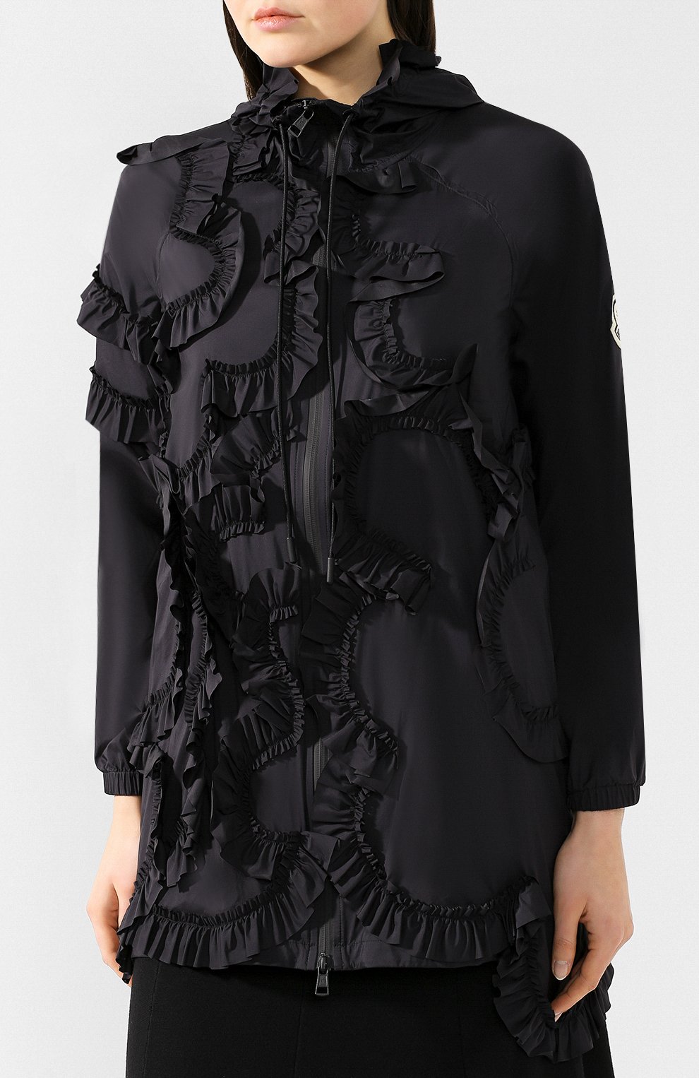 Куртка 4 moncler simone rocha MONCLER GENIUS черного цвета по цене 89300 руб., арт. E1-09W-47003-05-C0047, фото 3 Куртка 4 moncler simone rocha MONCLER GENIUS, арт. E1-09W-47003-05-C0047, фото 3