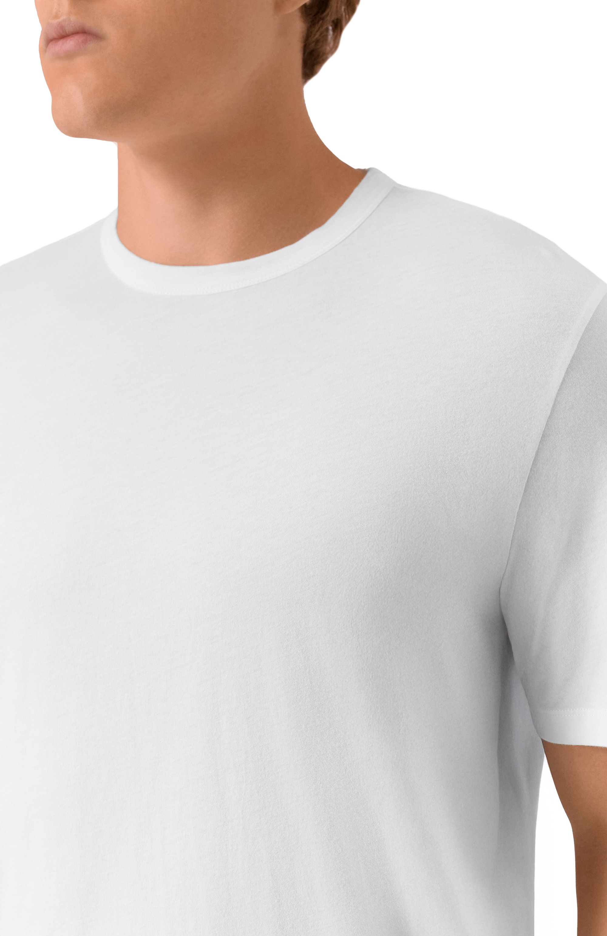 Хлопковая футболка 7 FOR ALL MANKIND, арт. JSLM6140WH, фото 5