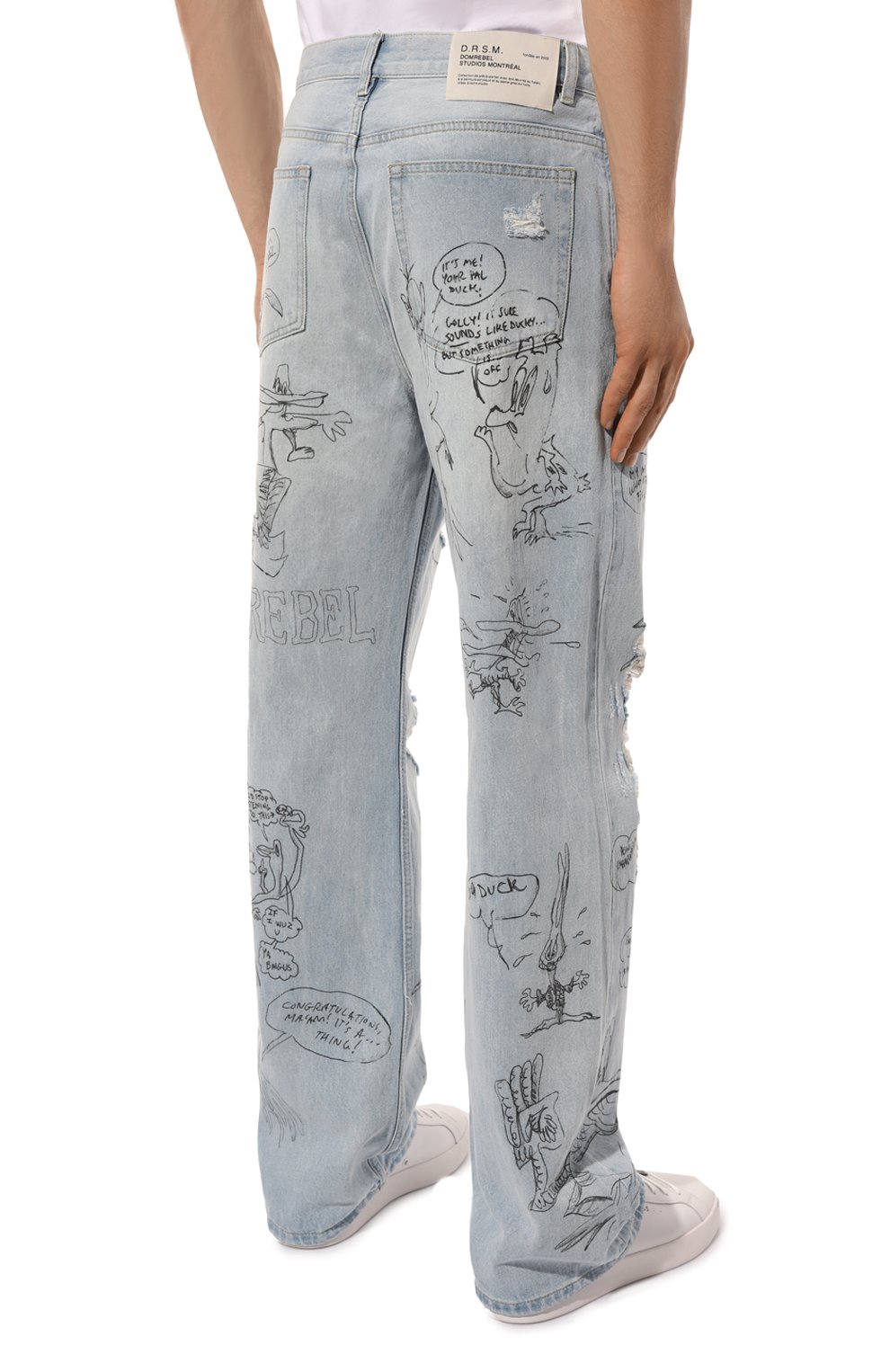 Джинсы DOMREBEL, арт. M SCRIBS JEANS/B00TCUT JEANS, фото 4