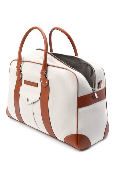 Сумка BRUNELLO CUCINELLI белого цвета по цене 457500 руб., арт. MBTHU394, фото 4 Сумка BRUNELLO CUCINELLI, арт. MBTHU394, фото 4