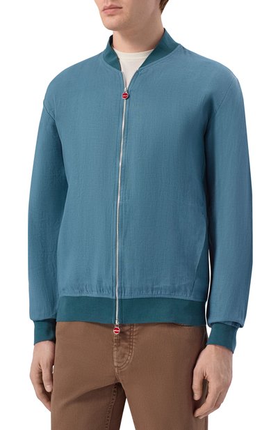 Льняной бомбер KITON, арт. UG0001H09690, фото 3