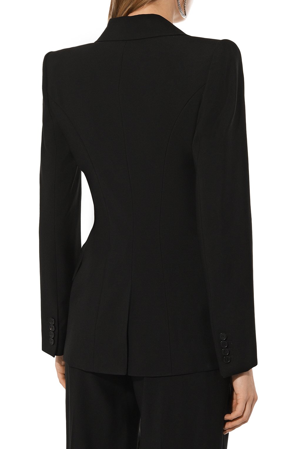 Шерстяной жакет ALEXANDER MCQUEEN, арт. 745244/QJACX, фото 4