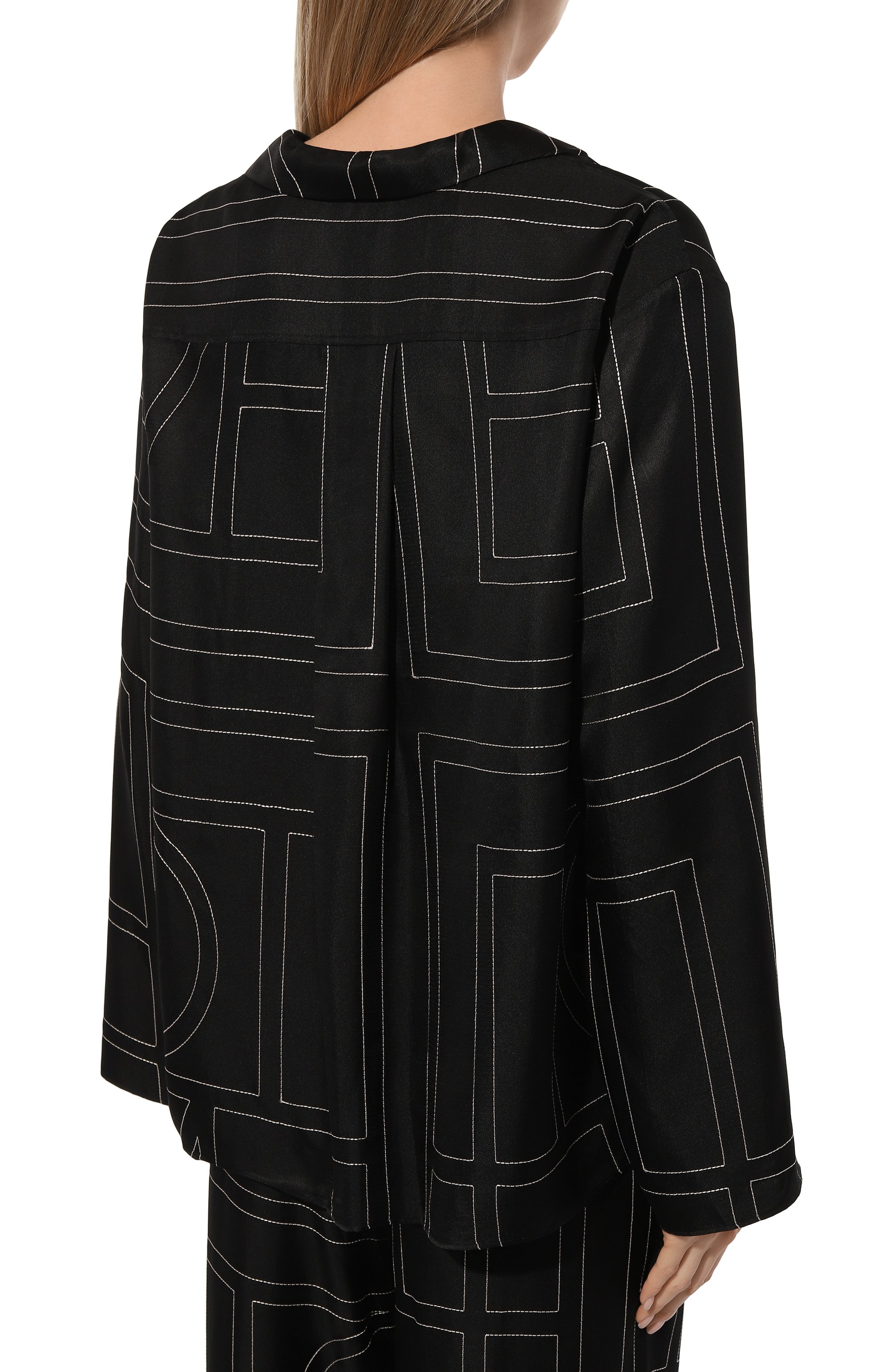 Атласная блузка TOTEME, арт. 213-755-707, фото 4