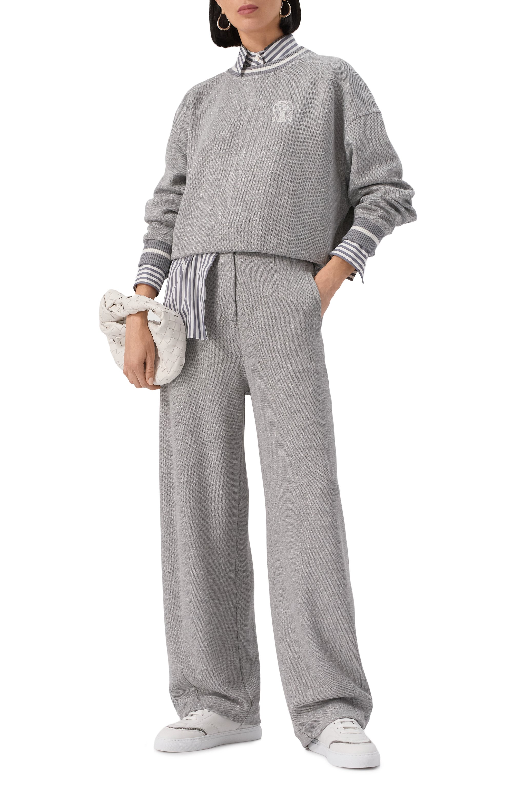 Свитшот из вискозы и хлопка BRUNELLO CUCINELLI, арт. MP930SN900, фото 2