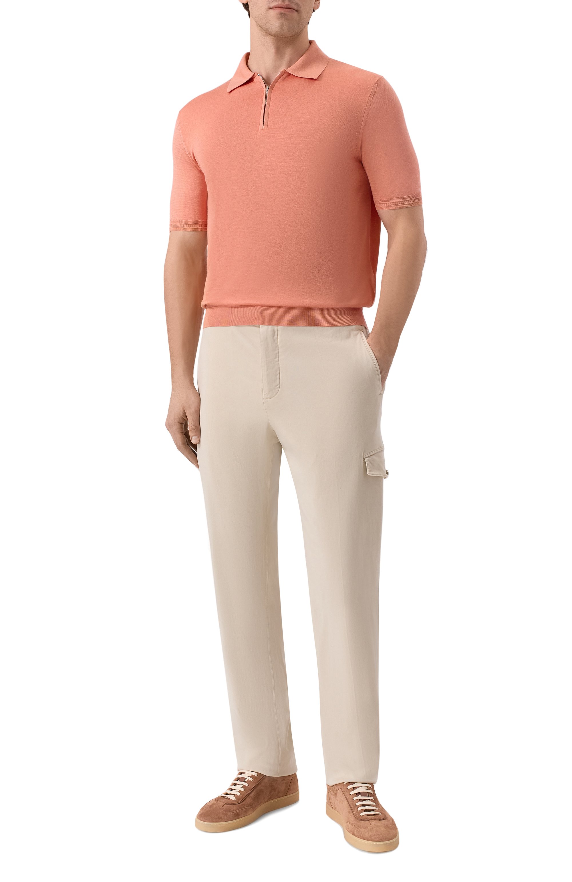 Шелковое поло STEFANO RICCI, арт. K616215P31/F26101, фото 2