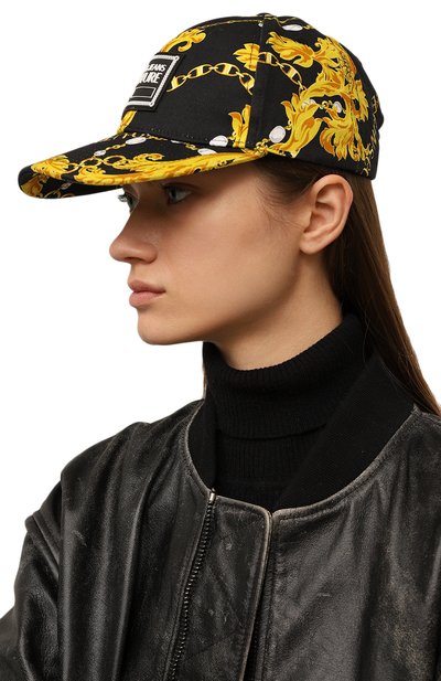 Хлопковая бейсболка VERSACE JEANS COUTURE, арт. 75VAZK18/ZG203, фото 2