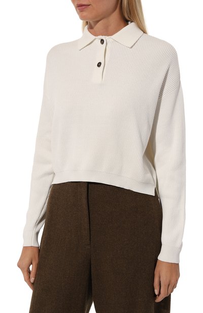 Хлопковое поло BRUNELLO CUCINELLI, арт. M19194705P, фото 3