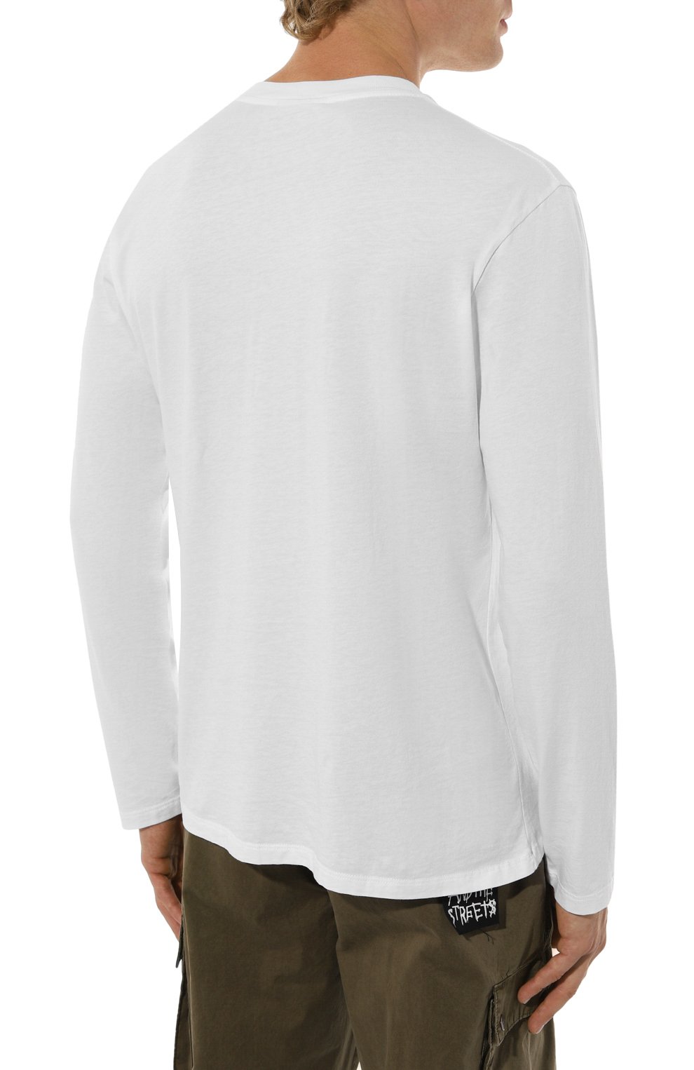 Хлопковый лонгслив DIEGO VENTURINO, арт. D3W4DVTS-MLW, фото 4