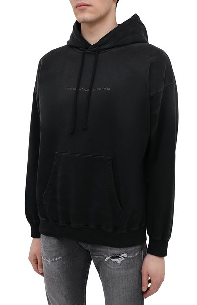 Хлопковое худи DIESEL, арт. A01873/0CBAM, фото 3