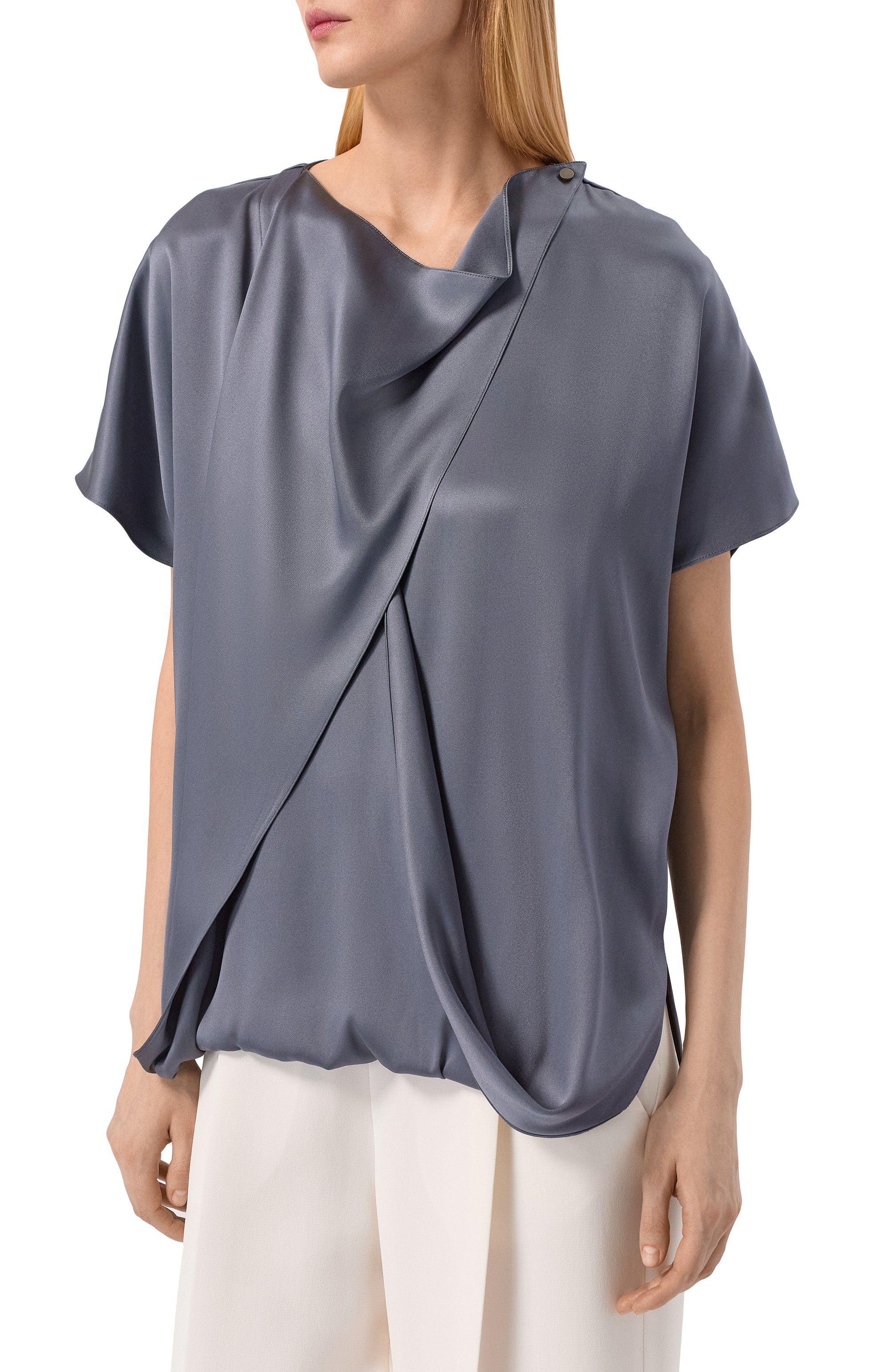 Атласная блузка GIORGIO ARMANI, арт. GW003006/TE10101, фото 3