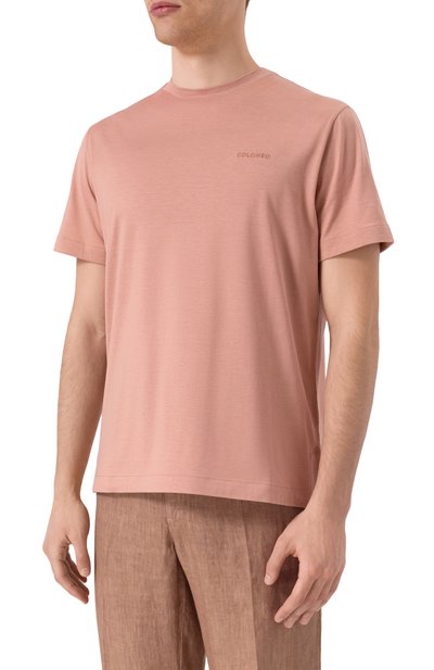 Футболка из шелка и хлопка COLOMBO, арт. TS00404/M0146-J0, фото 3