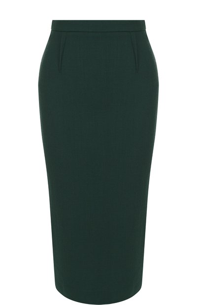 Женская однотонная шерстяная юбка на молнии ROLAND MOURET, арт. PW18/S4134/F4044