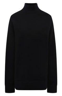 Женский пуловер JIL SANDER темно-синего цвета, арт. J40NH0006/J41423 | Фото 1 (Драгоценные камни: Проставлено; Рукава: Длинные; Материал внешний: Синтетический материал, Шерсть; Длина (для топов): Удлиненные; Материал сплава: Проставлено; Женское Кросс-КТ: Пуловер-одежда; Стили: Кэжуэл)