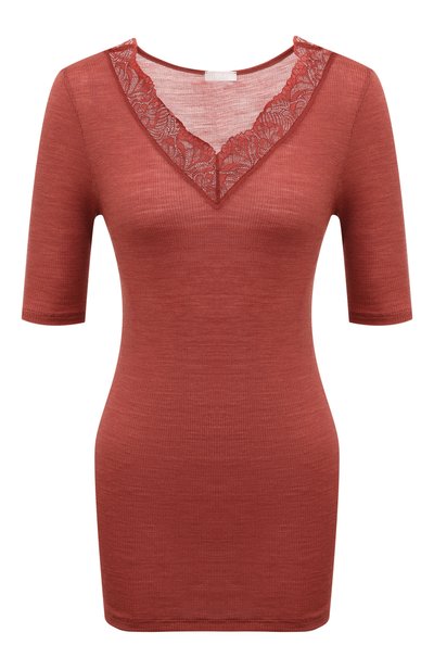 Женская футболка из шерсти и шелка HANRO, арт. 072993