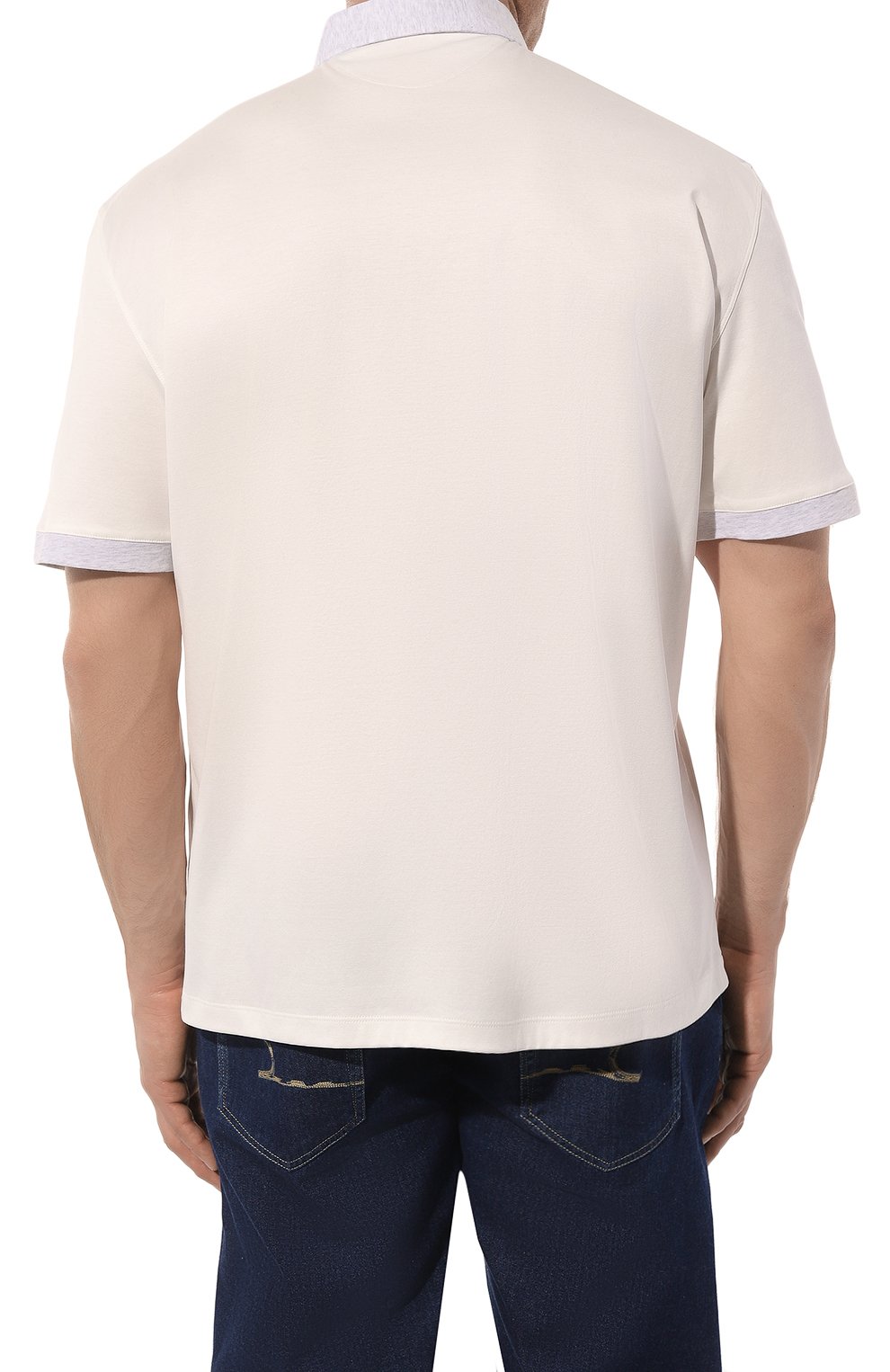 Хлопковое поло BRUNELLO CUCINELLI, арт. M0B133939T, фото 4