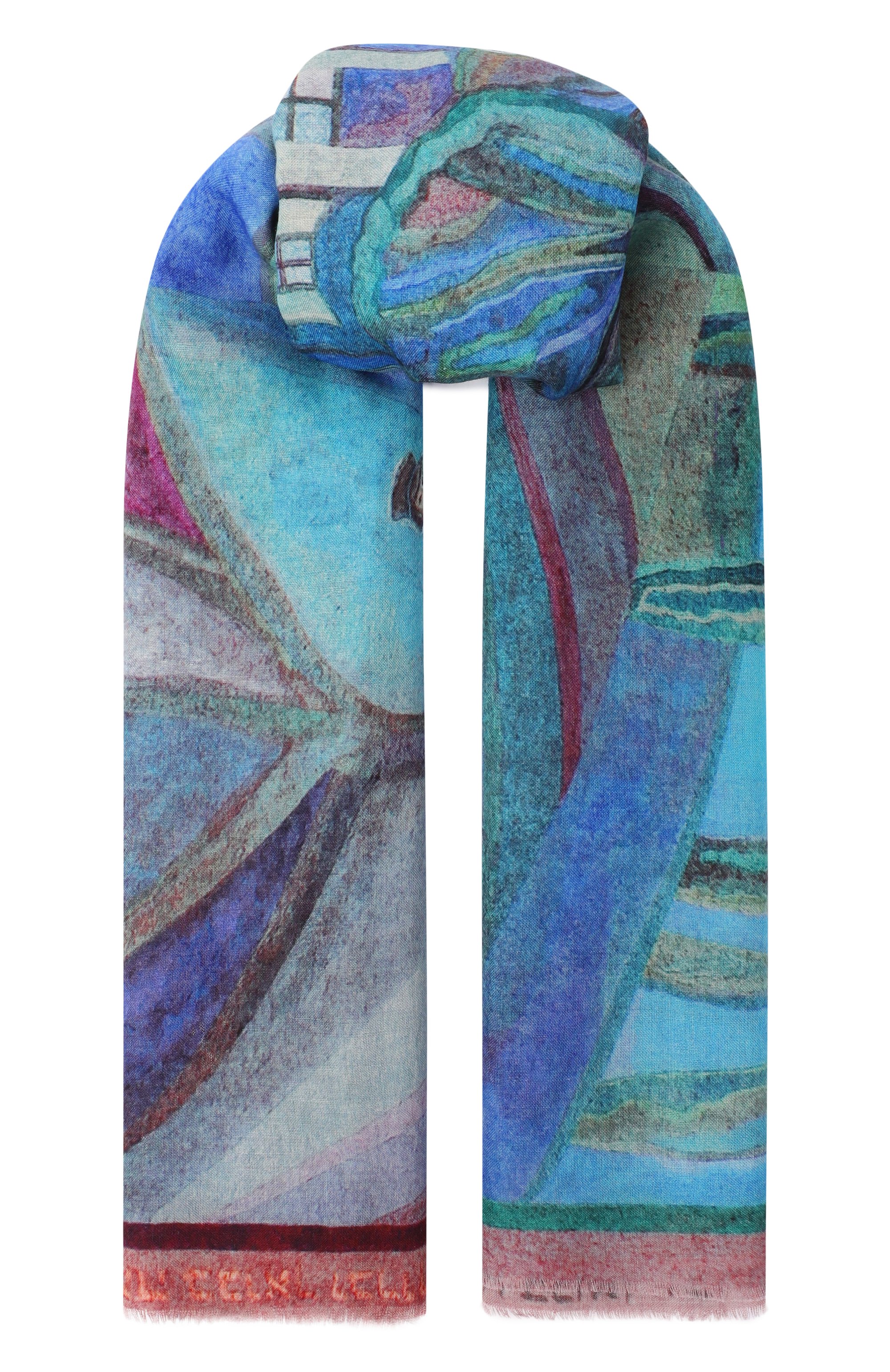 Шерстяная шаль местечки GOURJI, арт. 91241439/41114, фото 1