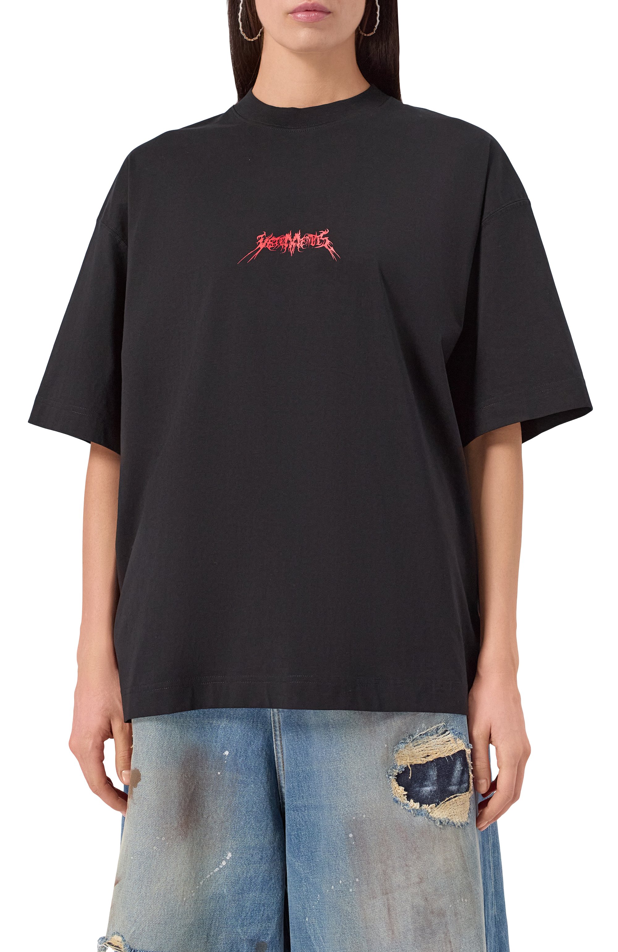 Хлопковая футболка VETEMENTS, арт. UH76TR600B/1000 LIGHT JERSEY, фото 6