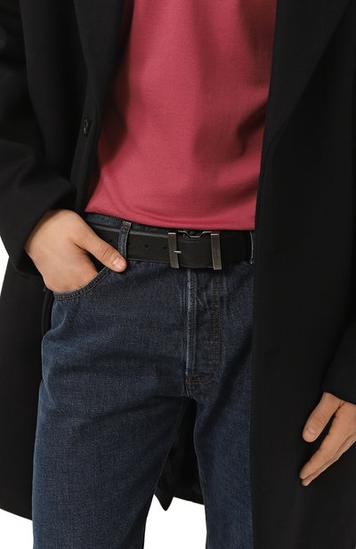 Кожаный ремень PRADA черного цвета по цене 58000 руб., арт. 2CM185-2FAD-F0002, фото 2 Кожаный ремень PRADA, арт. 2CM185-2FAD-F0002, фото 2