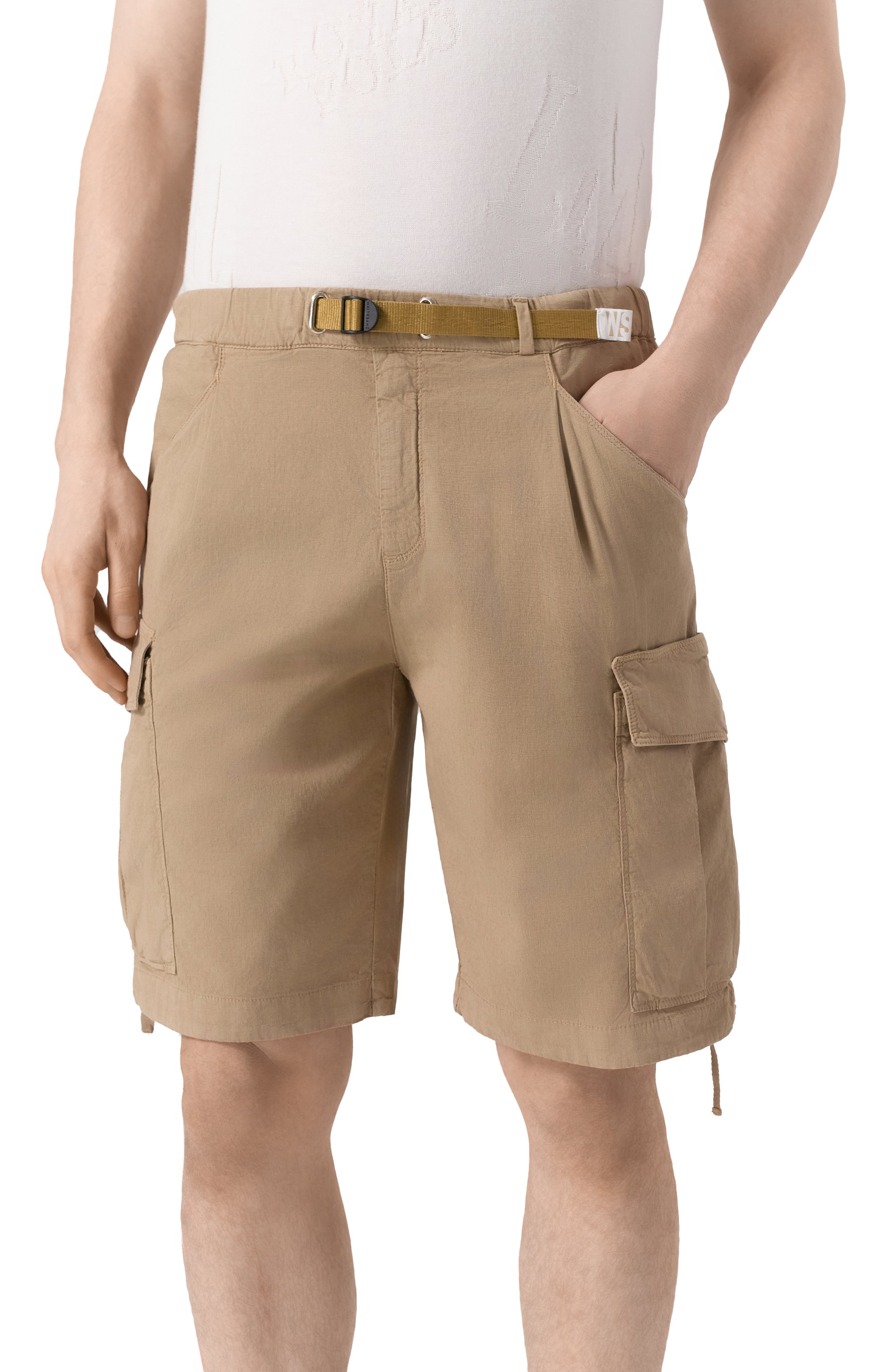 Шорты из хлопка и льна WHITE SAND, арт. 25SU59/11, фото 3