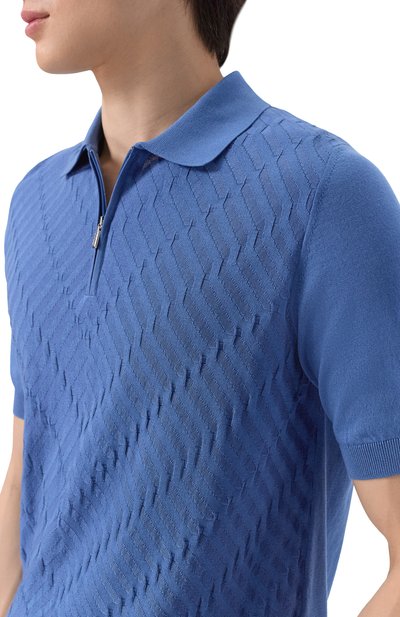 Поло из шелка и хлопка ZILLI, арт. KZP002M0145VVA000, фото 5