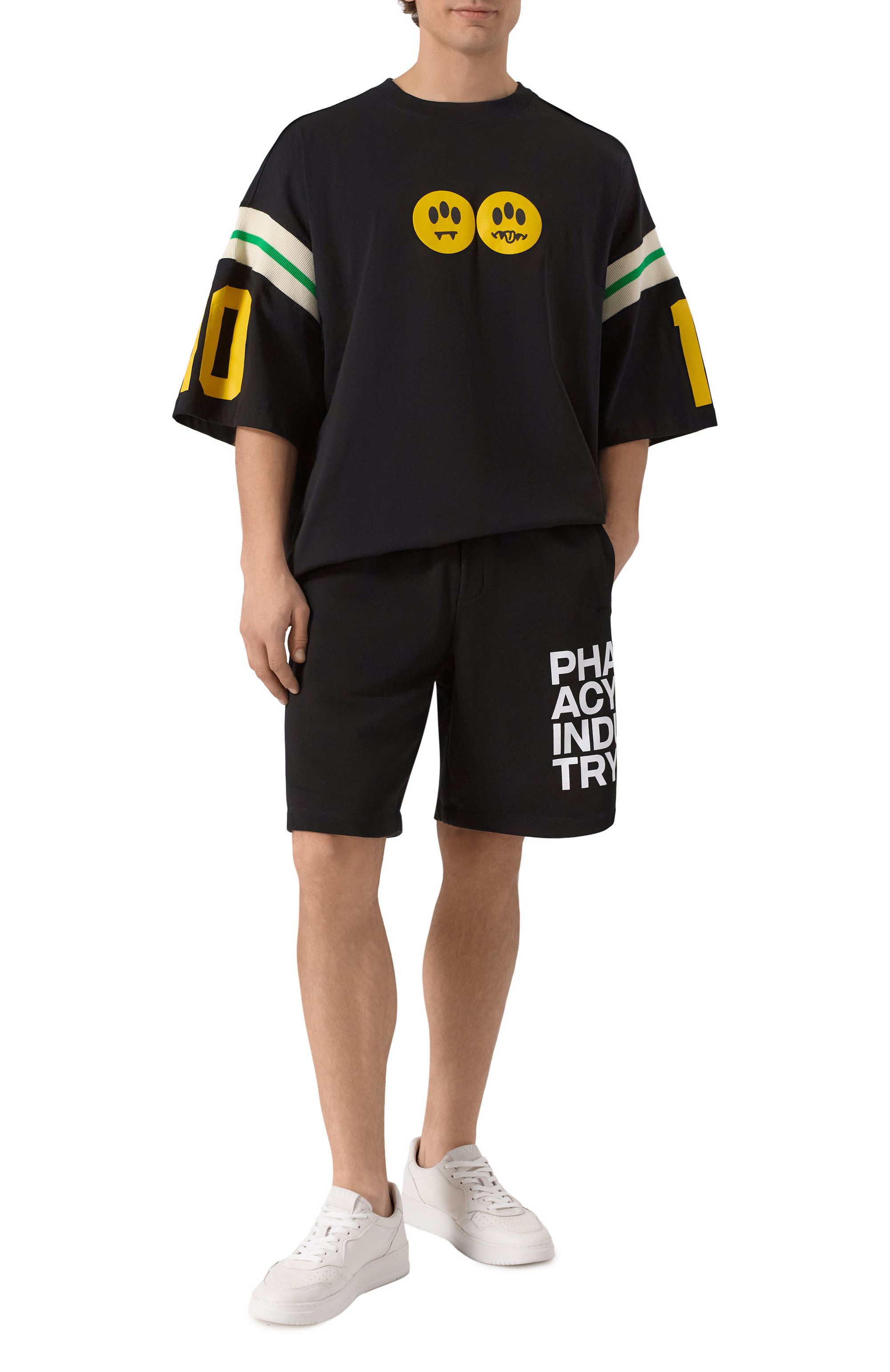 Хлопковая футболка BARROW, арт. S5BWMATH030, фото 2