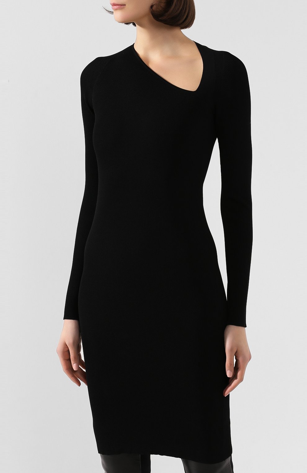 Платье HELMUT LANG черного цвета по цене 36500 руб., арт. J09HW714, фото 3 Платье HELMUT LANG, арт. J09HW714, фото 3