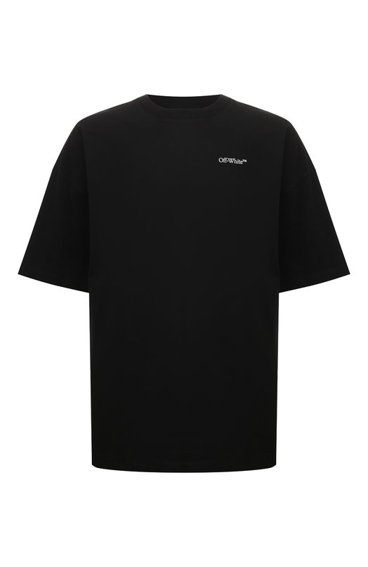 

Хлопковая футболка Off-White, Чёрный