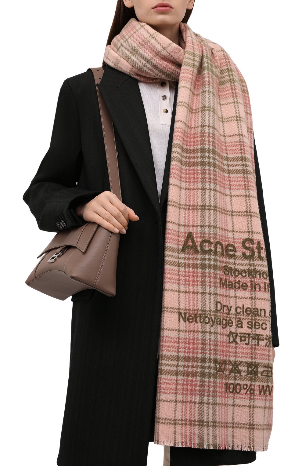 Шерстяной шарф ACNE STUDIOS, арт. CA0082/W, фото 2