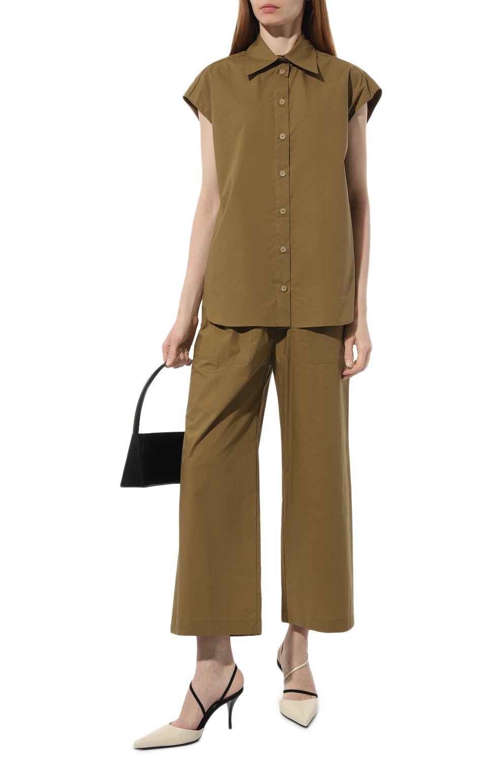 Хлопковая рубашка ERIKA CAVALLINI, арт. P4SJ12, фото 2