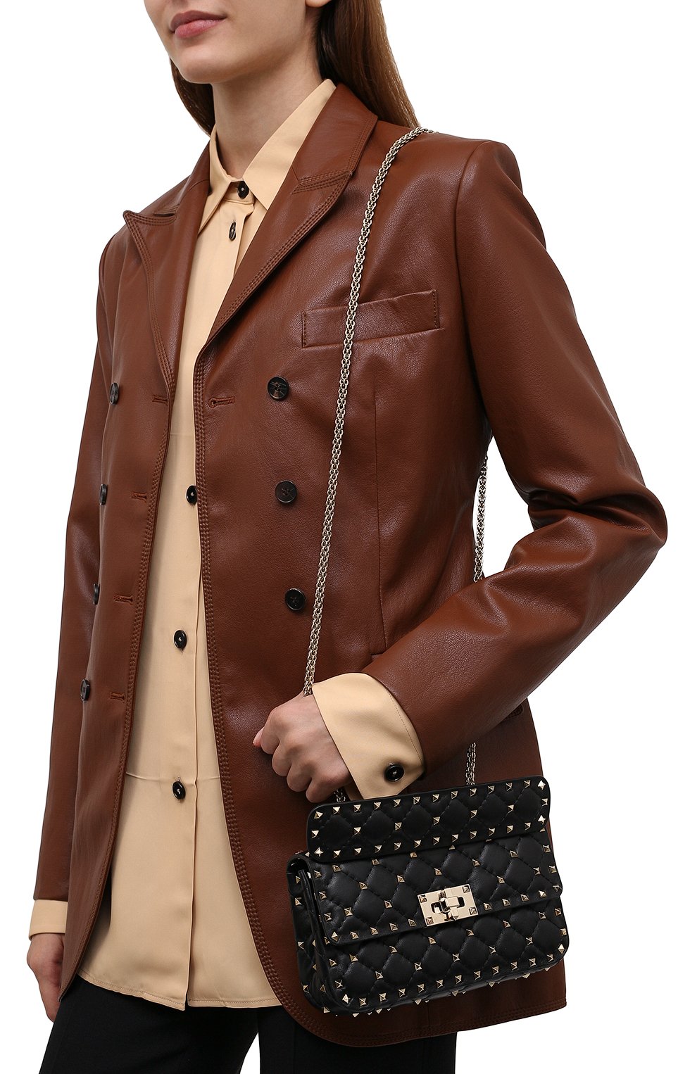 Сумка rockstud spike small VALENTINO, арт. XW2B0123/NAP, фото 6