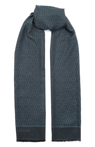 Мужской шарф из шелка и кашемира STEFANO RICCI, арт. MWA4300020/7442