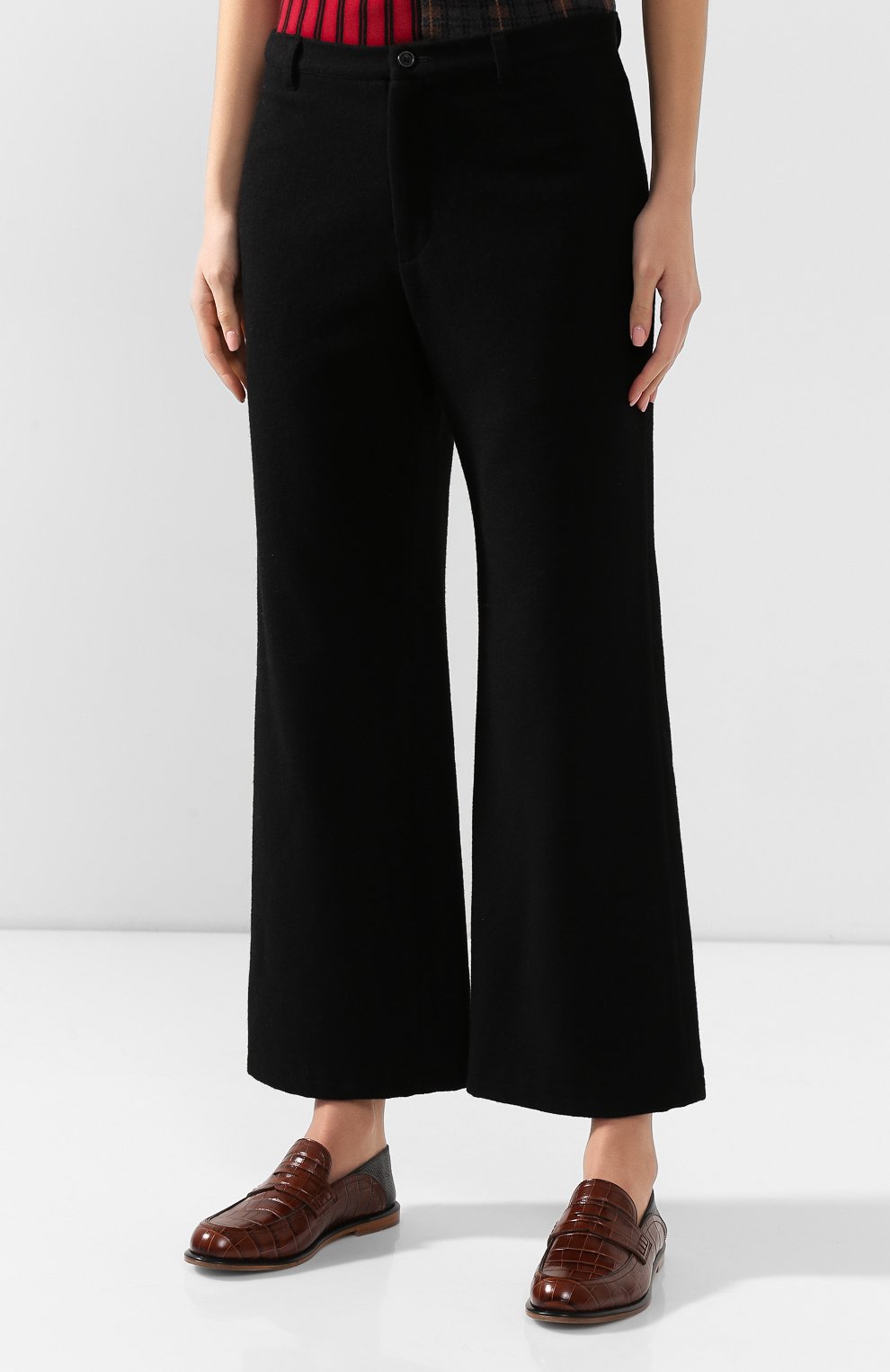 Шерстяные брюки YOHJI YAMAMOTO, арт. FC-P01-104, фото 3