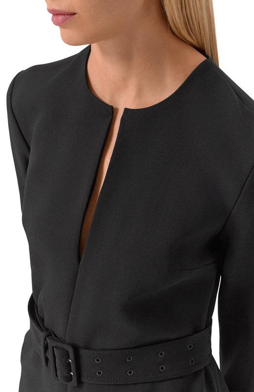 Платье из шерсти и шелка MVST M25.1MW.D002 Чёрный  M25.1MW.D002 Фото 4