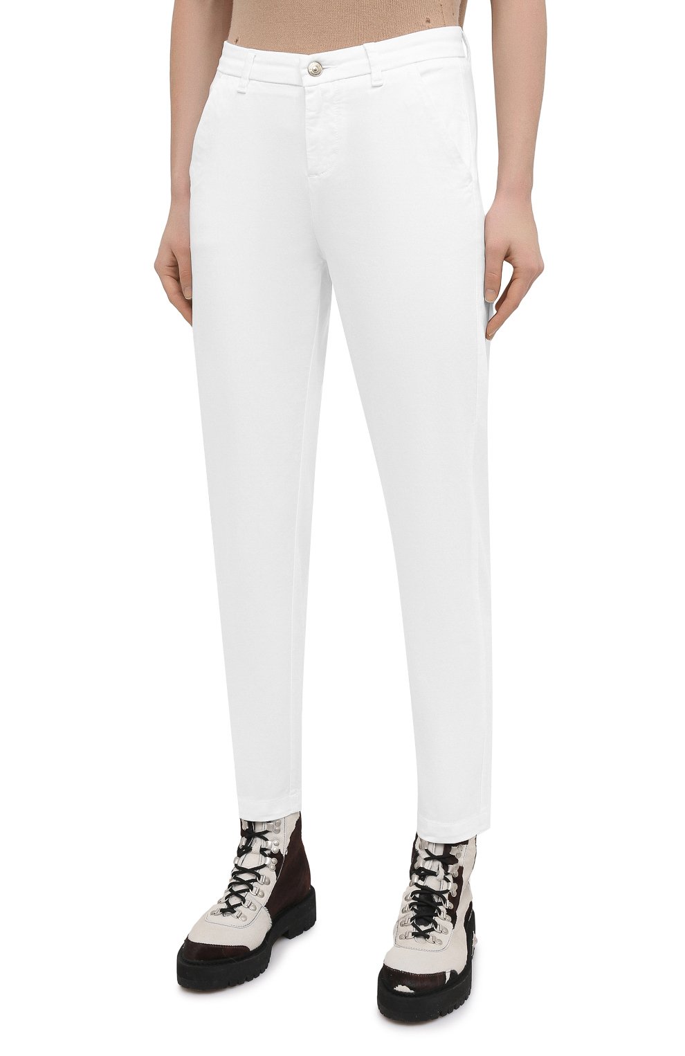Брюки из хлопка и вискозы 7 FOR ALL MANKIND, арт. JSL4V95LCL, фото 3