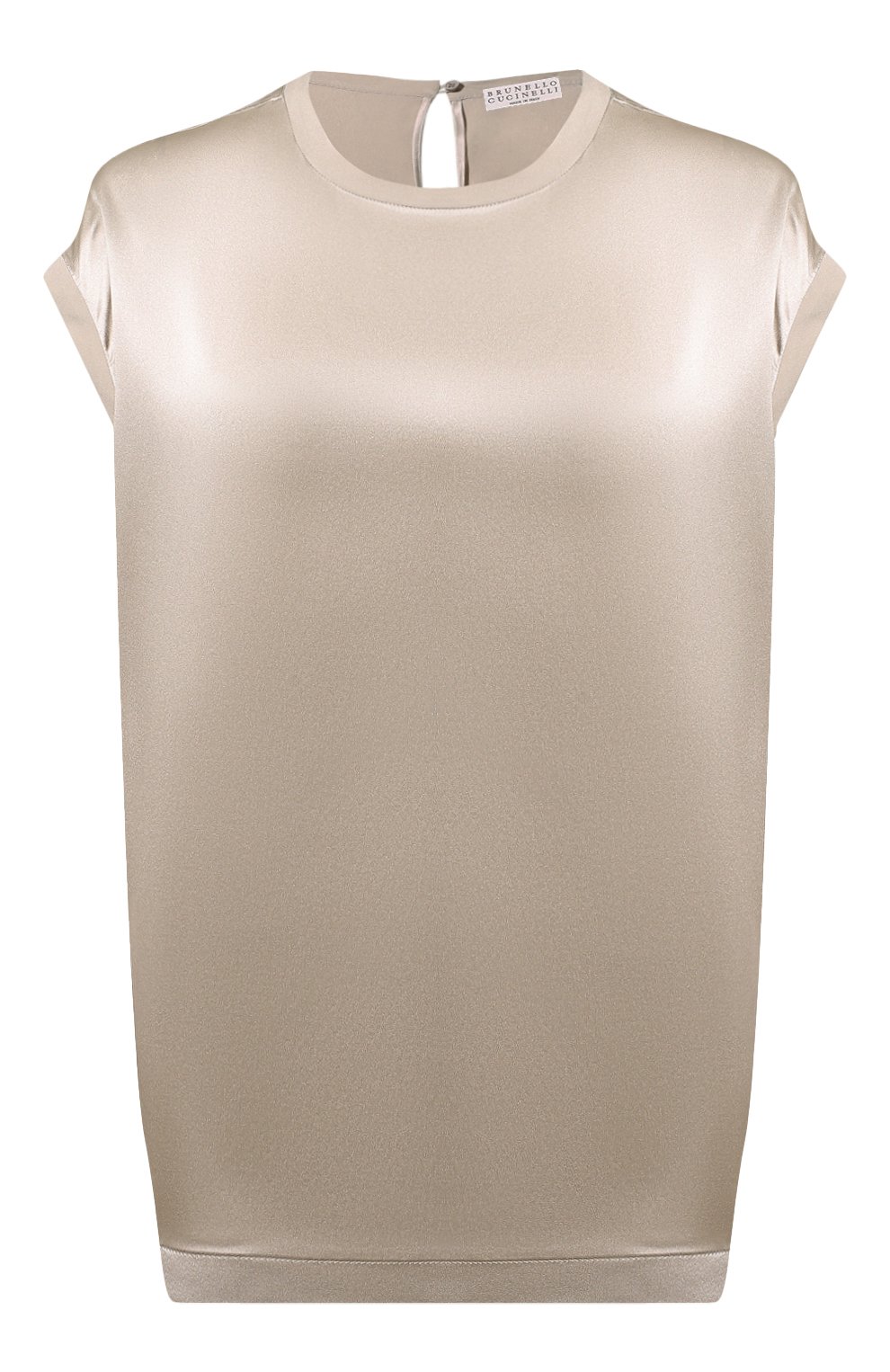 Атласный топ BRUNELLO CUCINELLI, арт. MPC59EH500, фото 1