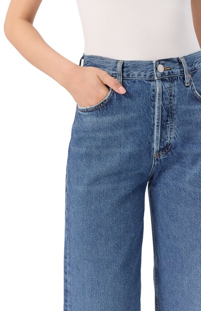 Джинсы ren AGOLDE темно-синего цвета по цене 52400 руб., арт. A91911604, фото 5 Джинсы ren AGOLDE, арт. A91911604, фото 5