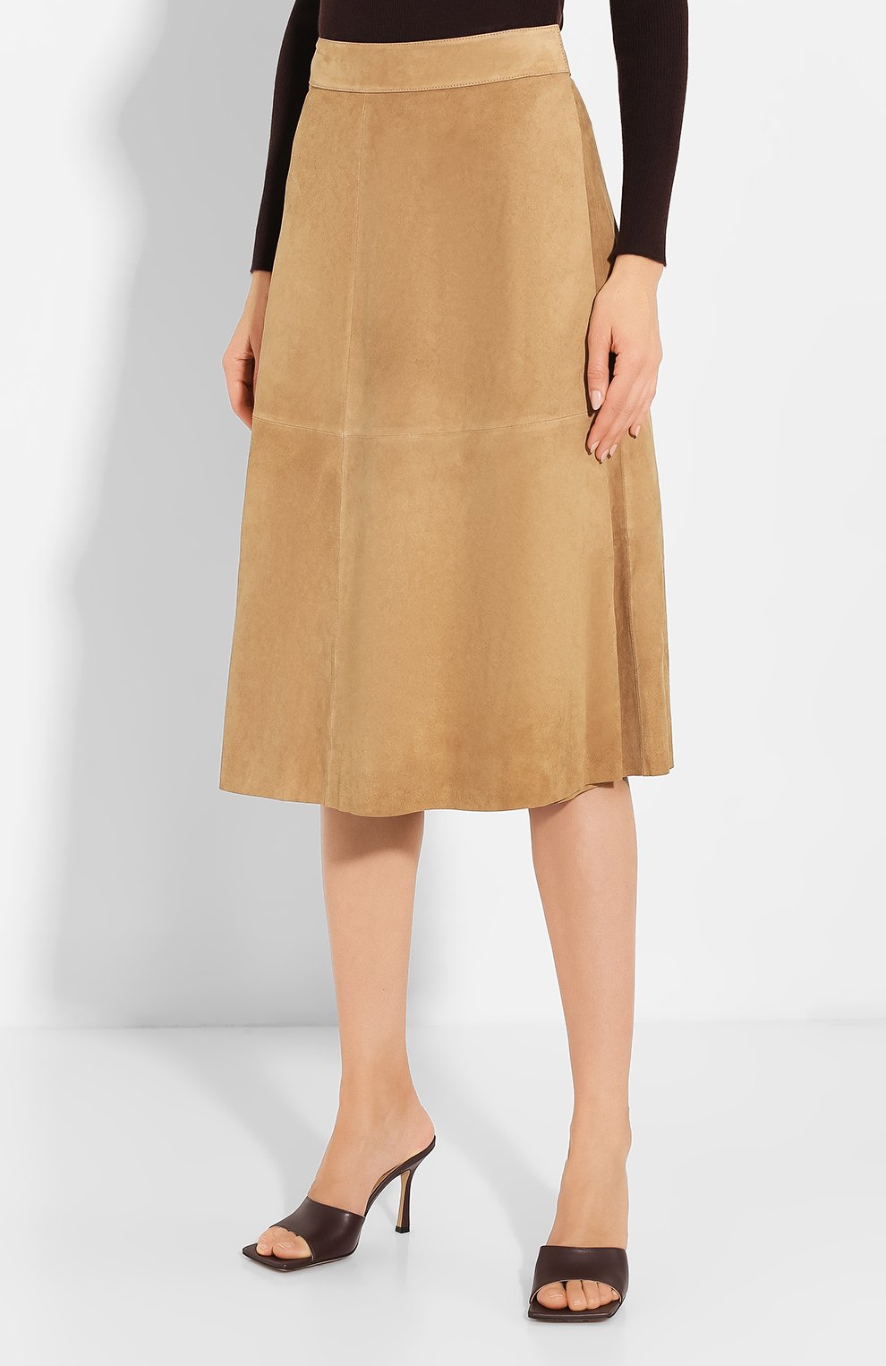 Замшевая юбка THEORY, арт. J0600303, фото 3