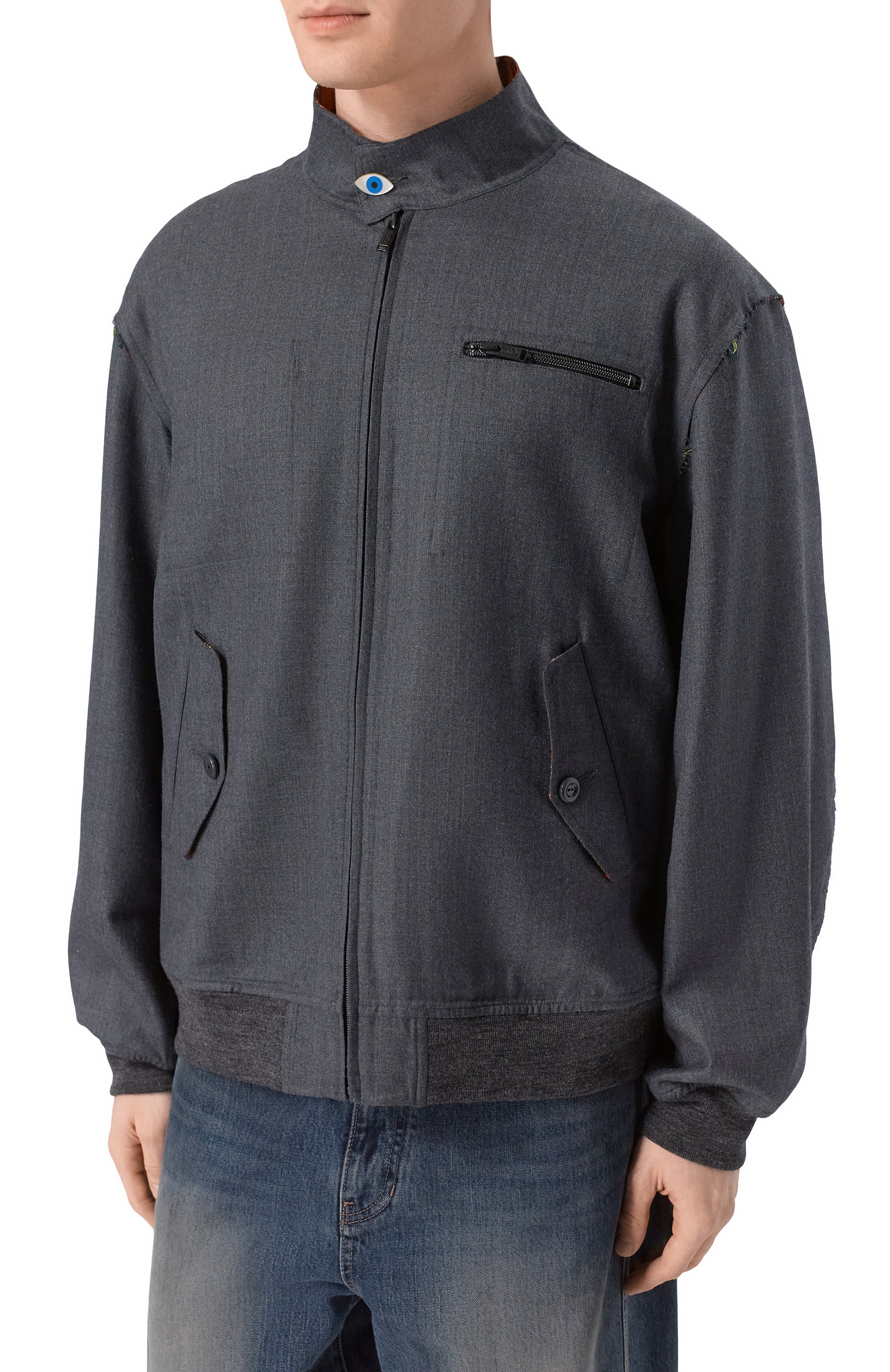 Шерстяной бомбер UNDERCOVER, арт. UC2E4211, фото 3