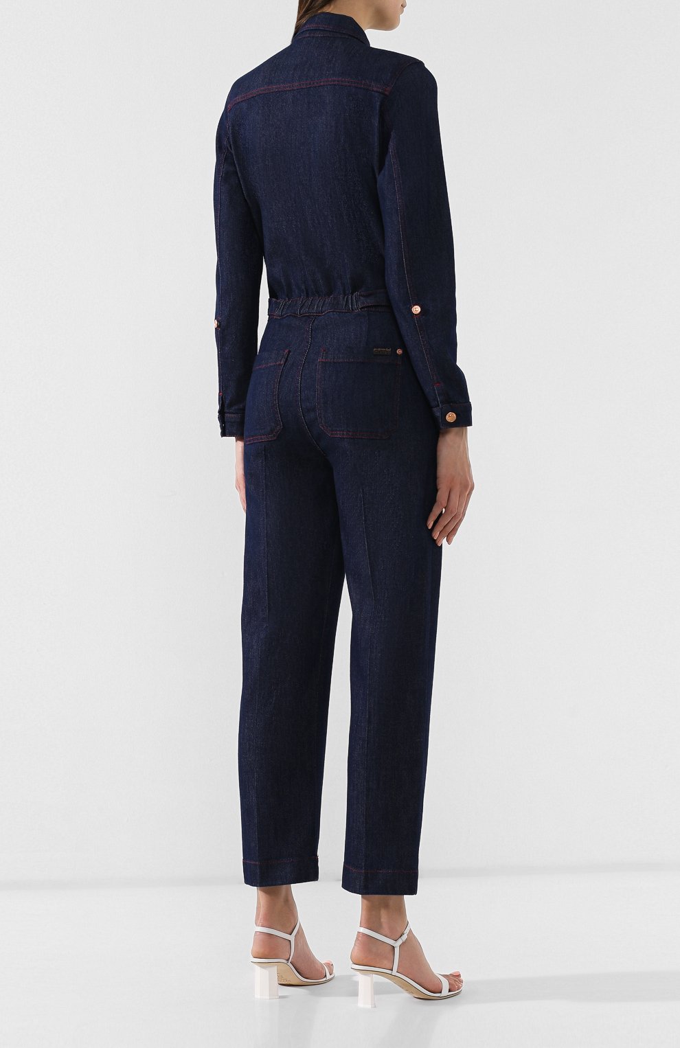 Джинсовый комбинезон 7 FOR ALL MANKIND, арт. JSCRR700ZT, фото 4