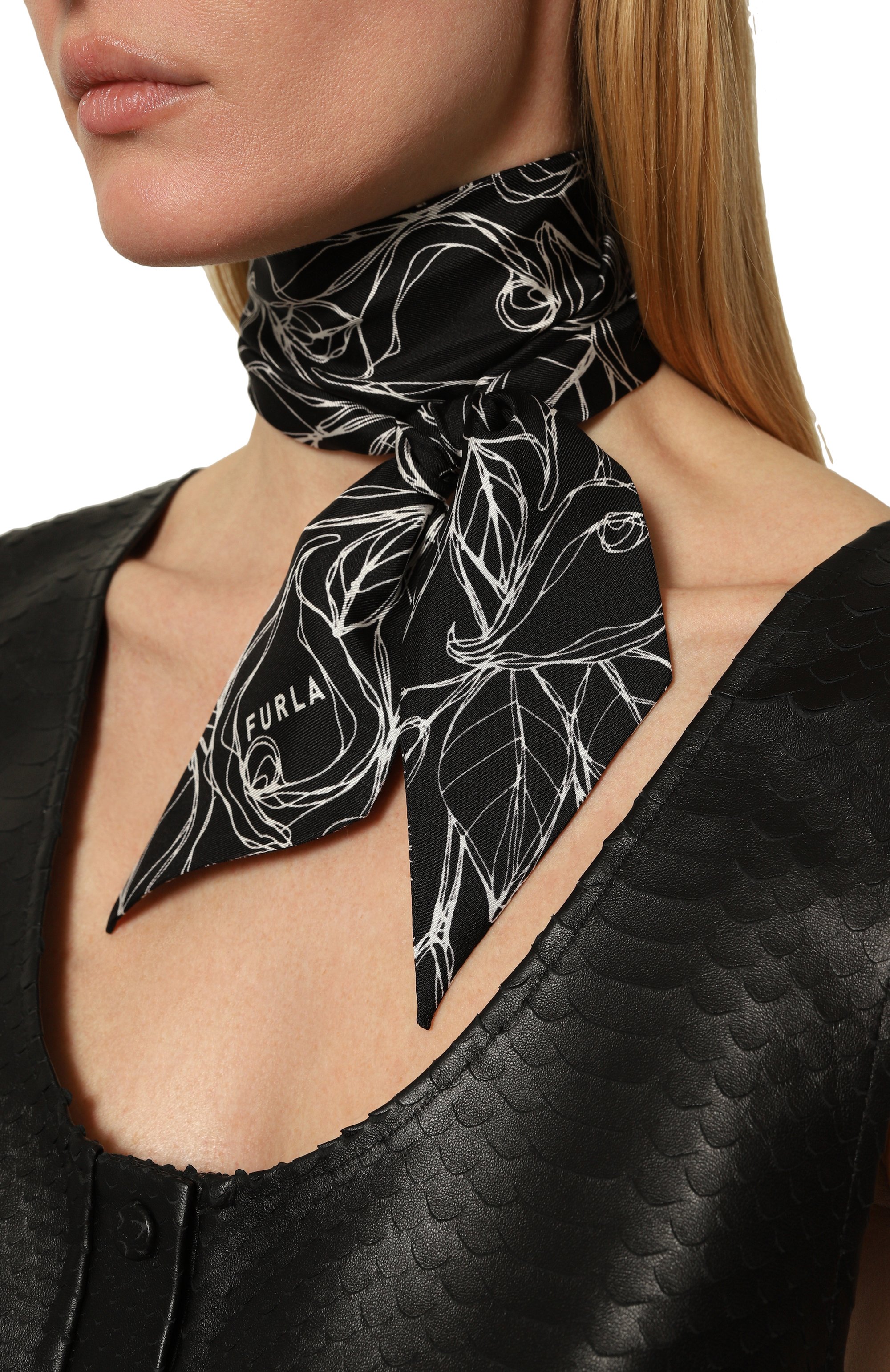 Шелковый шарф-твилли FURLA, арт. WT00022/BX3591, фото 2